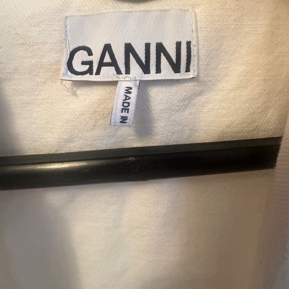 Ganni size 38 Jean Shirt - Picture 3 of 4